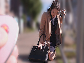 就活格付けリモバイ奥手な隠れ美人学生がマジイキ連発都内で就活に悩む松丸さんを郊外でベロチュー連れ回し猥褻とびっこ調教で赤面イキ潮悶絶で盛り上がったあげく…松丸香澄　２２歳　サンプル画像03